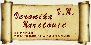 Veronika Marilović vizit kartica